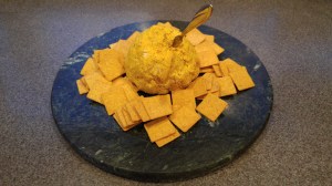 curry/chicken/cheese ball